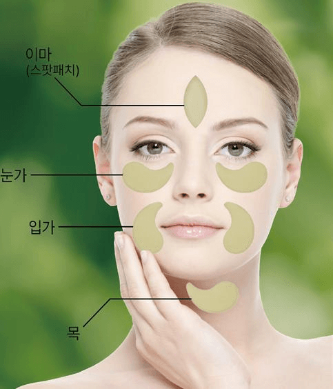 다용도 젤리 패치 — 이마·눈가·입가·팔자·목 활용